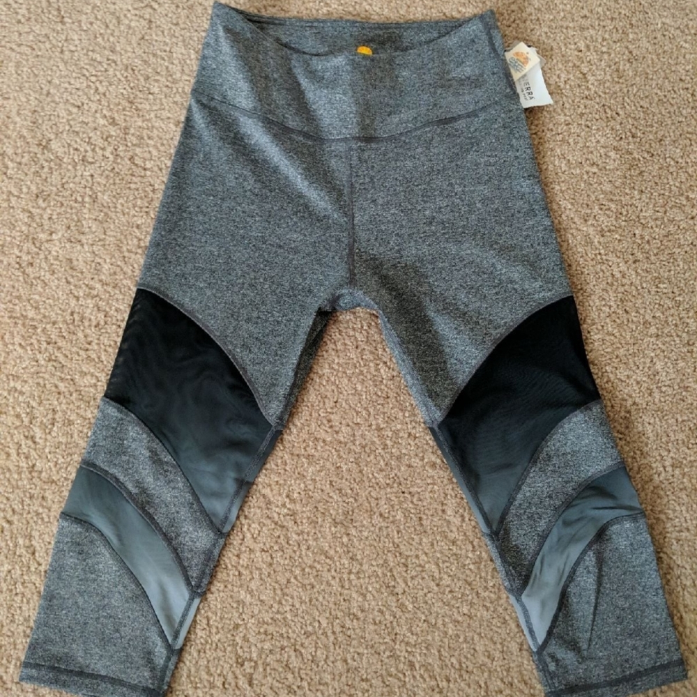 Ombre-Mesh Leggings